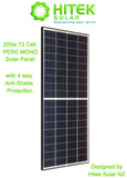 2 x 205w PERC MONO Solar Panels - 410w Total (4 Way Anti-Shading Protection - Latest Technology for 2020)