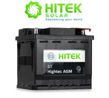 12v 50Ah Din44 / LN1 AGM 12v EV Lead Replacement Battery (for Kia / Hyundai + other EVs) using Din44L / CMF45L battery.