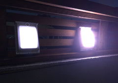 Outdoor Solar Powered Motion or Sound Activated LED Security Light