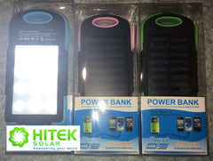Solar Charger Power Bank - 8000mAh Lithium battery storage + 12 LED Flood Light + 3.5w External Solar Panel (Xmas Special Promo) !!